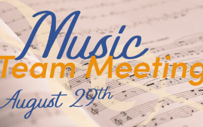 Music Team Meeting